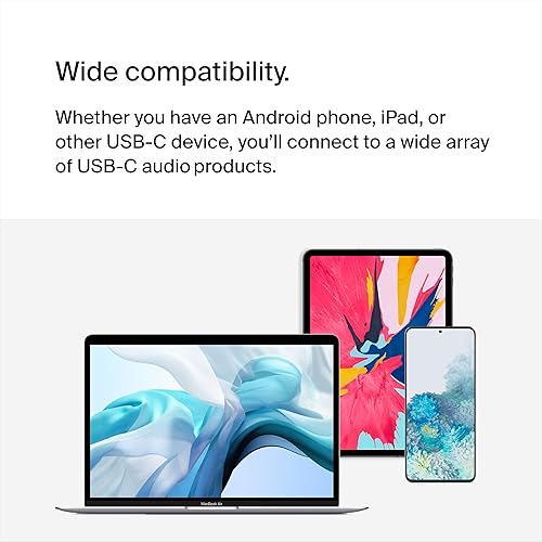 Belkin RockStar USB-C Audio + Charge Adapter, Headphone Adapter w/ USB-C 60W Power Delivery Fast Charging for iPhone, iPad Pro, Galaxy, Note, Google Pixel, LG G6, Sony Xperia, OnePlus, & More - Black Black USB-C USB-C Audio + USB-C Charge