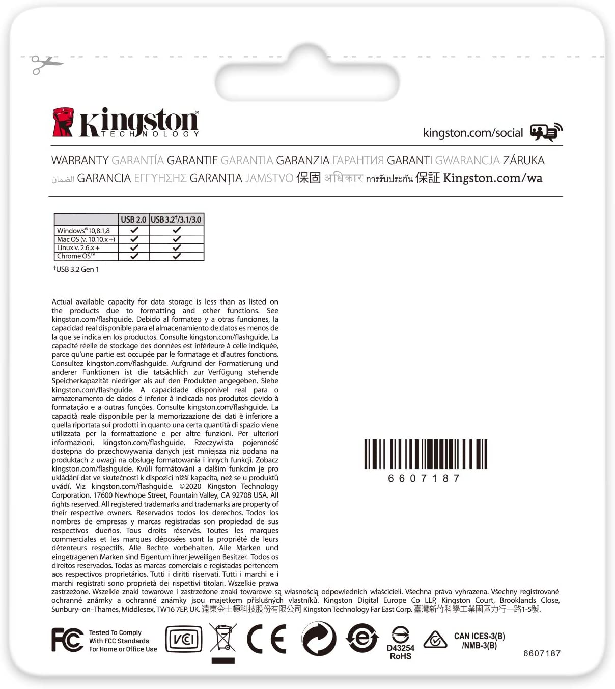 Kingston DataTraveler Exodia 64GB USB 3.2 Flash Drive DTX/64GB