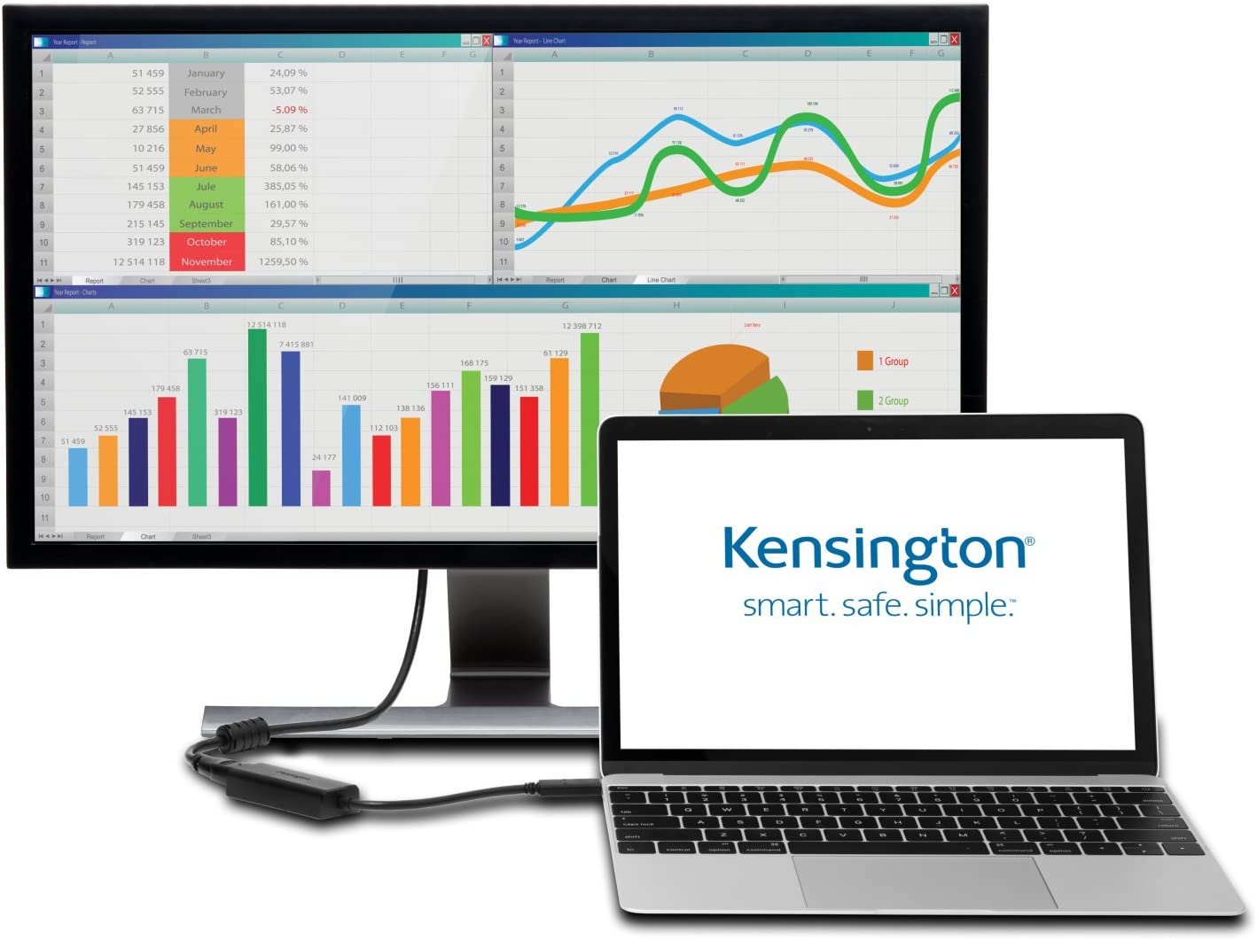 Kensington CV4000H USB-C to HDMI 4K Video Adapter (K33993WWA)