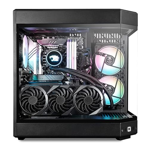iBUYPOWER - Y60 Gaming Desktop - AMD Ryzen 9 7900x - NVIDIA GeForce RTX 4070Ti 12GB - 32GB DDR5 RAM - B650 Motherboard - 1TB NVMe SSD - Black