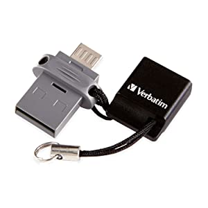 Verbatim 64GB Store 'n' Go Dual USB Flash Drive for OTG Devices 64 GB