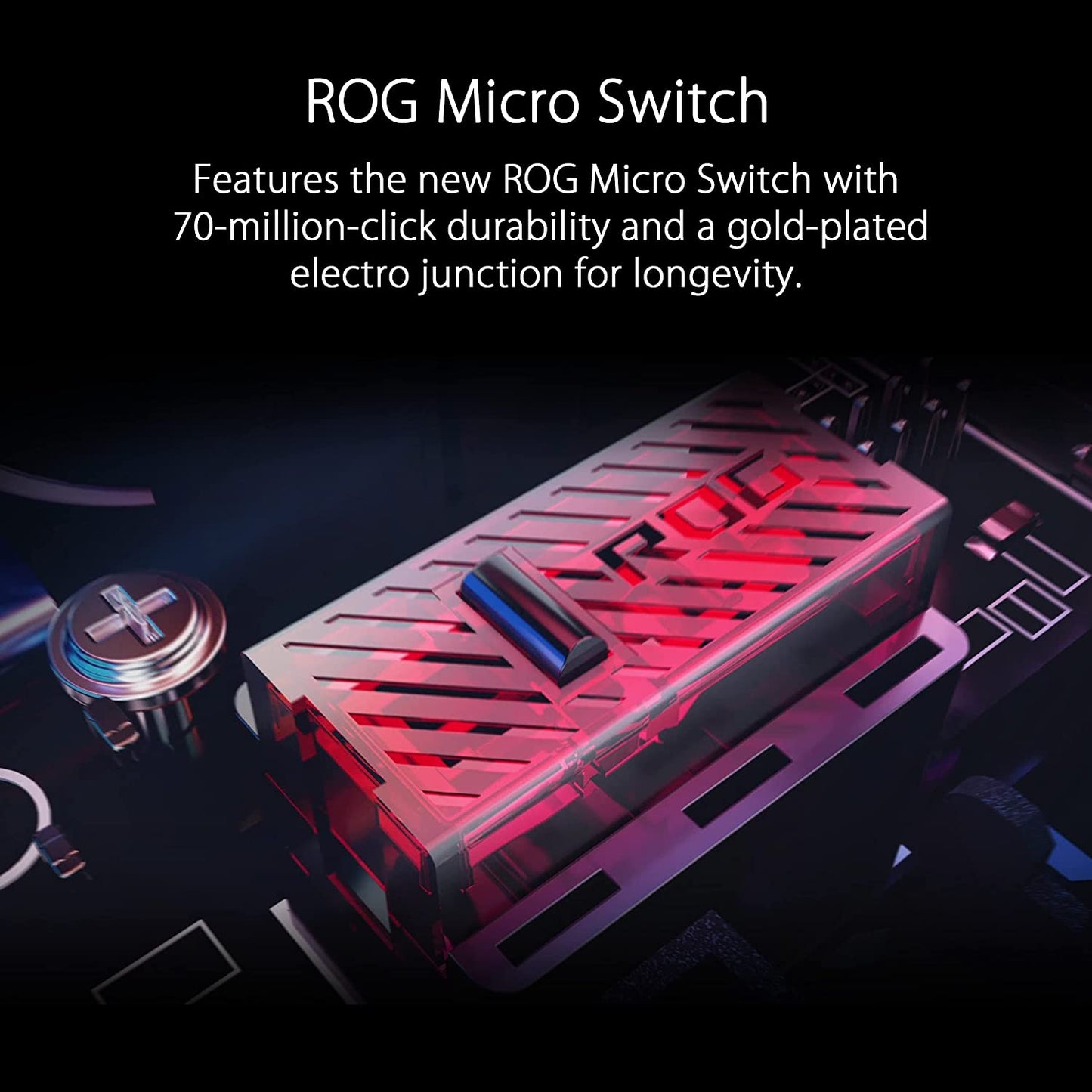 ASUS ROG Gladius III Wireless Gaming Mouse (Tri-Mode Connectivity with 2.4GHz and Bluetooth LE, Tuned 19,000 DPI Sensor, Hot Swappable Push-Fit II Switches, Ergo Shape, ROG Omni Mouse Feet)
