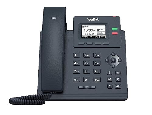 Yealink T31G IP Phone - Corded - Corded - Wall Mountable - Classic Gray - 2 x Total Line - VoIP LCD - 2 x Network (RJ-45) - PoE Ports