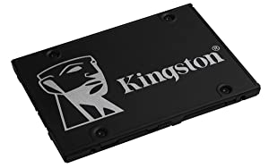 Kingston KC600 SSD SKC600/1024G Internal SSD 2.5", SATA Rev 3.0, 3D TLC, XTS-AES 256-bit encryption 1024 GB 2.5 Inch
