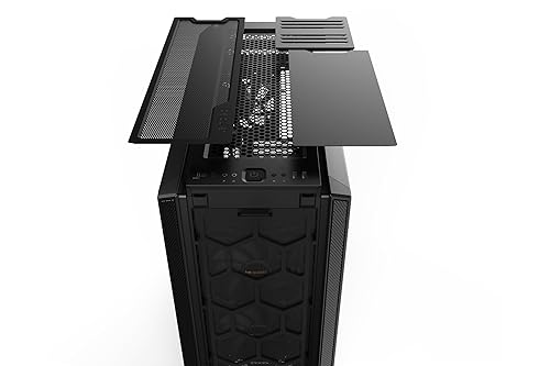 be quiet! Silent Base 802 Window ATX Midi Tower PC Case| 3 Pre-Installed Pure Wings 2 Fans | Sound Insulated | Tempered Glass Window | Black | BGW39 BGW39 Fans
