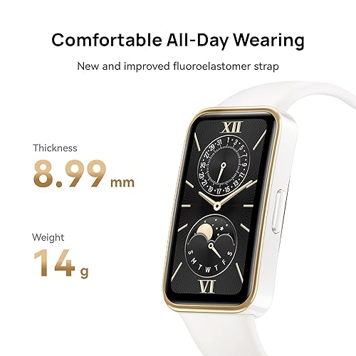 HUAWEI Band 9, Comfortable All-Day Wearing, Sleep Tracking, Fast Charging & Durable Battery, Intelligent Brightness Adjustments, 100 Different Workout Modes, Compatible with iOS and Android, Pink Band 9 Pink