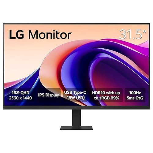 LG 32U631A-B 32" Class WQHD LCD Monitor - Black - 32" Viewable - In-plane Switching (IPS) Technology - 2560 x 1440 - HDMI