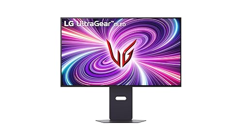 LG Ultragear™ OLED 32GS95UV-B - 32 inch Dual-Mode Gaming Monitor | Dual-Mode (4K 240Hz FHD 480Hz) / UHD (3840 x 2160) / 0.03ms (GtG) / DCI-P3 98.5% 32" Black Unity Hexagon Lighting