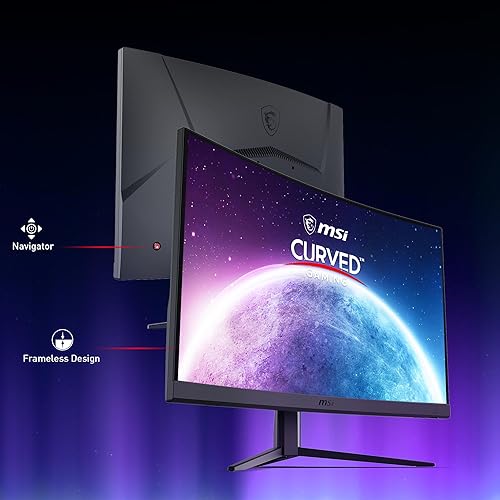 MSI Optix G32CQ4 E2 QHD 1500R Curvature 16:9 Aspect Ratio Non-Glare Super Narrow Bezel 1ms 2560 x 1440 170Hz Refresh Rate Tilt Adjustment AMD FreeSync 32