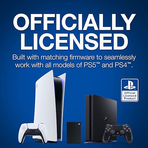 Seagate STGD2000100 Game Drive For PS4 Systems 2TB External Hard Drive, Black