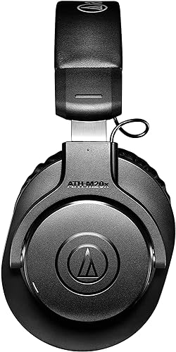 Audio-Technica ATH-M20xBT Wireless Over-Ear Headphones, Black