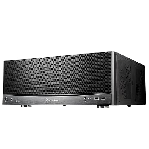 SilverStone Technology Grandia 11 Compact ATX Home Theater PC (HTPC) case with 240mm Radiator Support, SST-GD11B