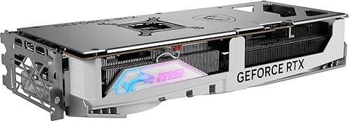 MSI Gaming RTX 4080 Super 16G Gaming X Slim White Graphics Card (NVIDIA RTX 4080 Super, 256-Bit, Boost Clock: 2625 MHz, 16GB GDRR6X 23 Gbps, HDMI/DP, Ada Lovelace Architecture)