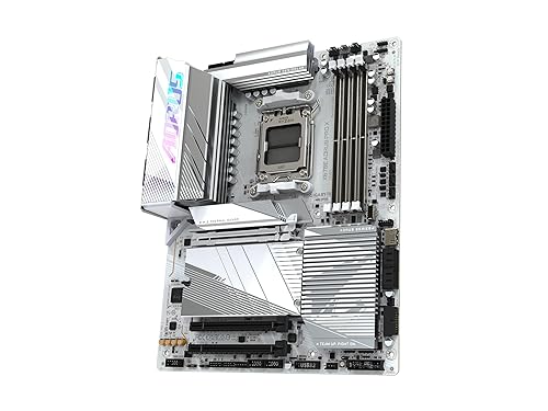 GIGABYTE X670E AORUS PRO X (AM5/ LGA 1718/ AMD/ X670E/ EATX/ 5-Year Warranty/ DDR5/ Quad M.2/ PCIe 5.0/ USB 3.2 Gen2X2 Type-C/WiFi 7/ Intel 2.5GbE LAN/Q-Flash Plus/EZ-Latch Plus/Motherboard)