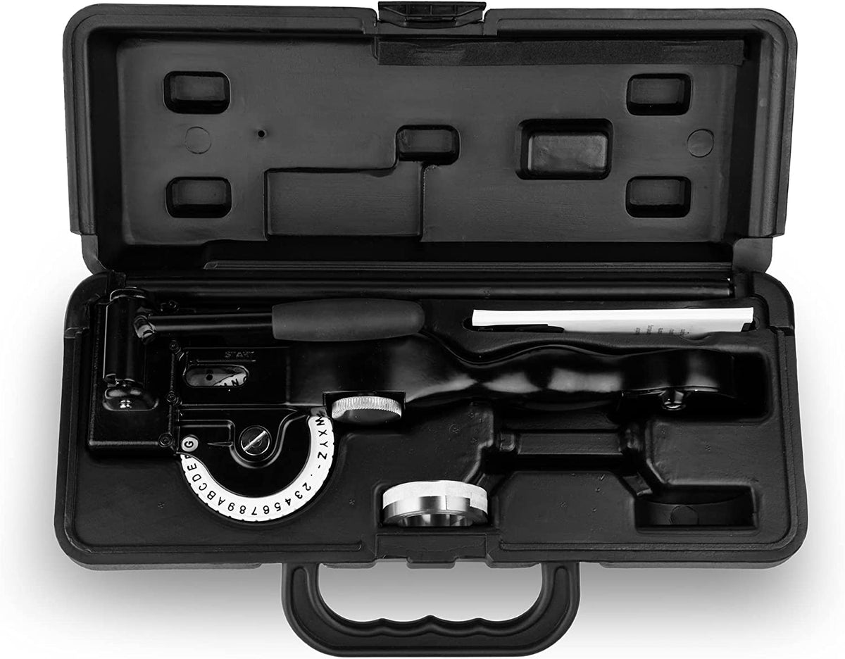 DYMO - D101105 Rhino Labeller, 1011 Metal Tape Embossing System Kit, 1-Carded (M1101) Black