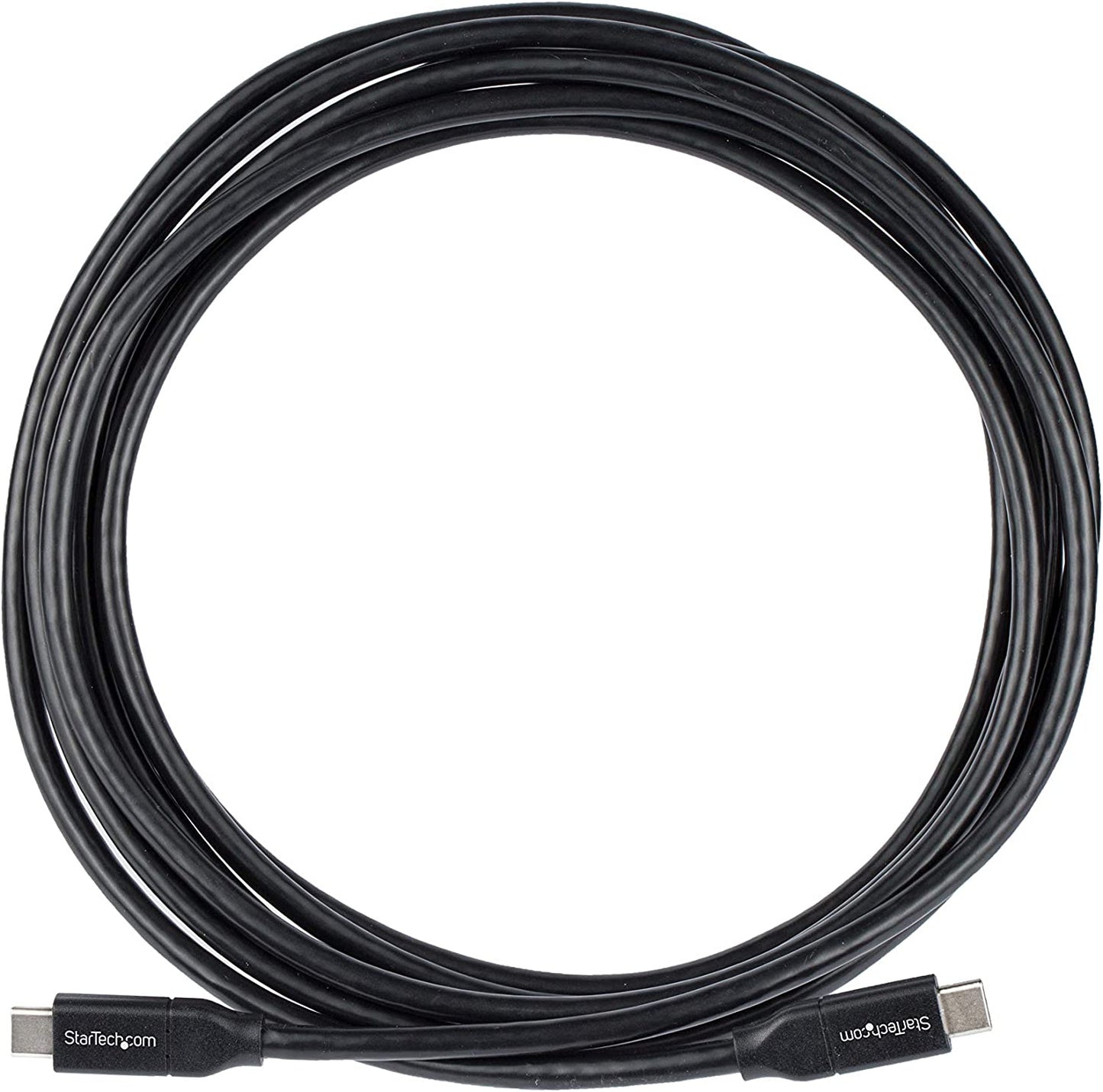 StarTech.com USB C To USB C Cable - 10 ft / 3m - USB-IF Certified - 5A PD - USB 2.0 - USB Type C Charging Cable - USB C Fast Charge Cable (USB2C5C3M) Black 10 ft/ 3 m