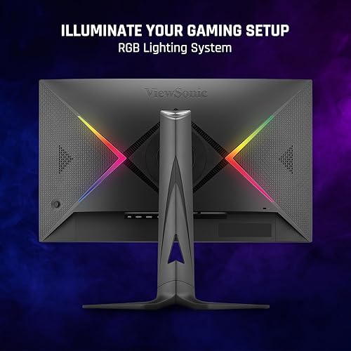 ViewSonic XG2536 25 Inch 1080p IPS Gaming Monitor with 280Hz, 0.5ms, FreeSync Premium, NVIDIA G-Sync Compatible, RGB Lighting, Advanced Ergonomics, HDMI, DP and 65W USB-C Inputs 25-Inch FHD