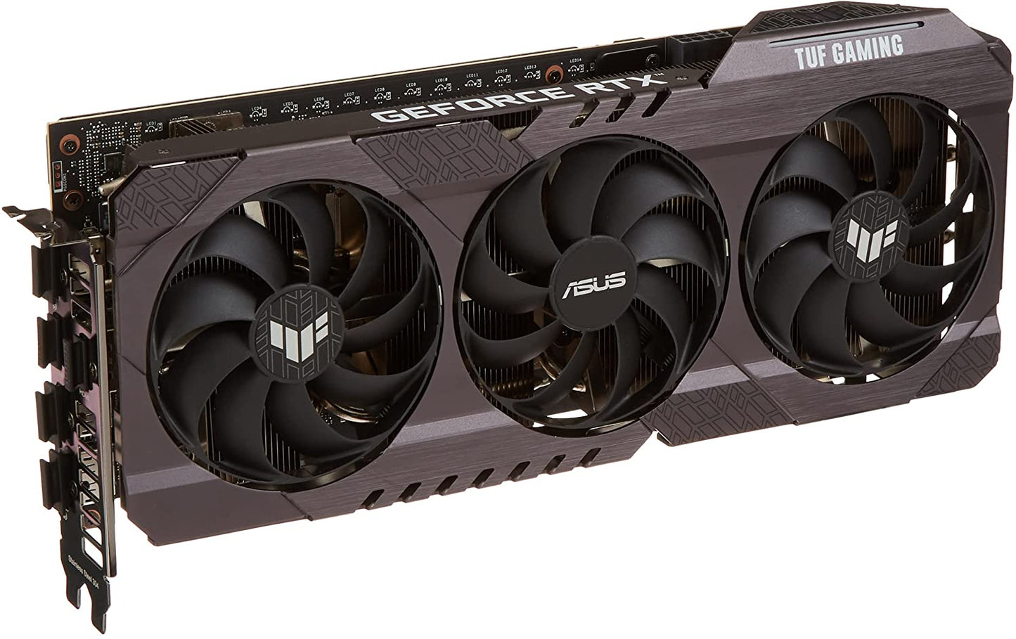 ASUS TUF Gaming NVIDIA GeForce RTX 3060 V2 OC Edition Graphics Card (PCIe 4.0, 12GB GDDR6, HDMI 2.1, DisplayPort 1.4a, Dual Ball Fan Bearings, Military-Grade Certification, GPU Tweak II)