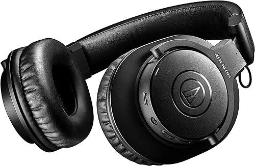 Audio-Technica ATH-M20xBT Wireless Over-Ear Headphones, Black