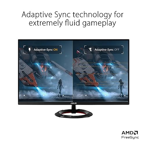 ASUS TUF Gaming 27” 1080P Monitor (VG279Q3R) - Full HD, 180Hz, Fast IPS, Extreme Low Motion Blur, 1ms, FreeSync, Variable Overdrive, Shadow Boost, Eye Care, 100% sRGB