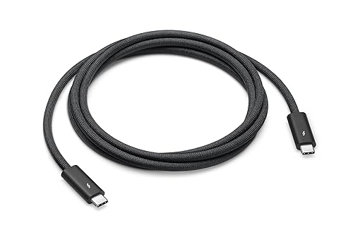 Apple Thunderbolt 4 Pro - Thunderbolt cable - 24 pin USB-C to 24 pin USB-C - 6 ft
