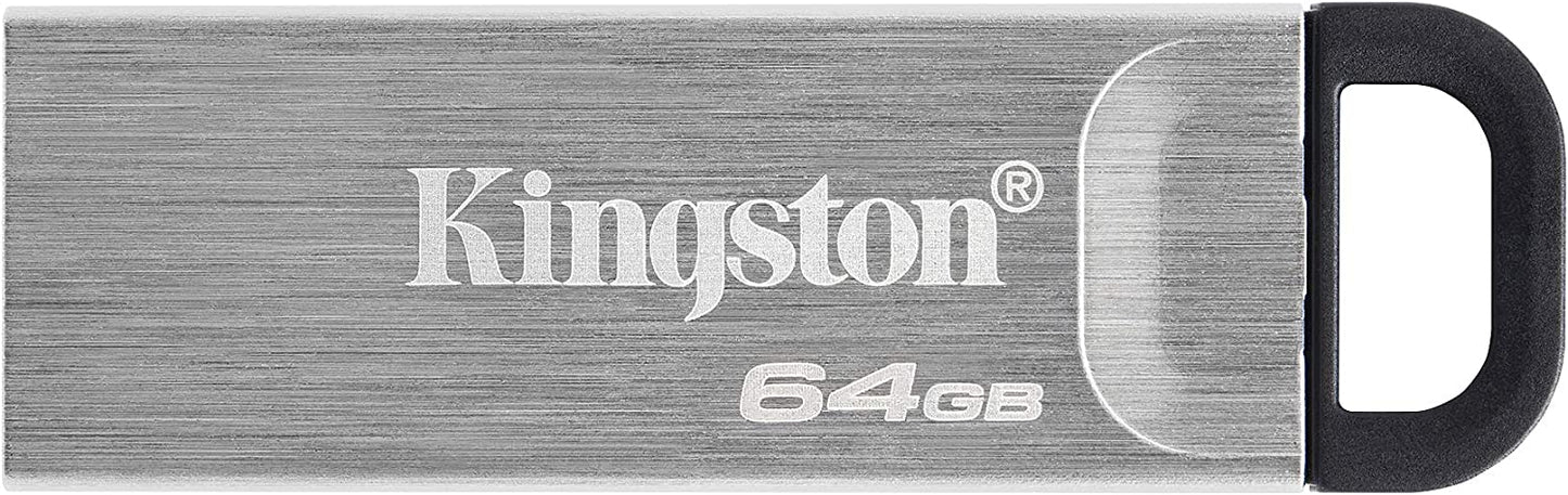 Kingston DataTraveler Kyson 64GB USB 3.2 Metal Flash Drive DTKN/64GB