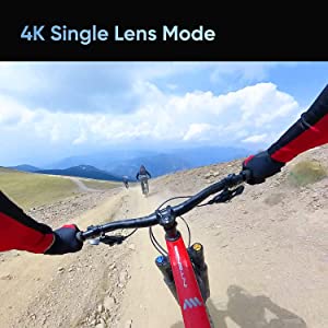 insta360 X3 - Waterproof 360 Action Camera with 1/2" 48MP Sensors, 5.7K 360 Active HDR Video, 72MP 360 Photo, 4K Single-Lens, 60fps Me Mode, Stabilization, 2.29" Touchscreen, AI Editing, Live Stream Standalone