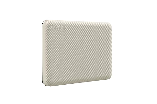 Toshiba Canvio Advance External Hard Drive 1000 GB White
