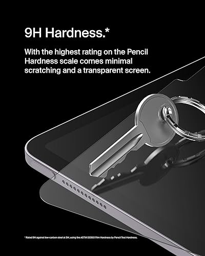 Belkin ScreenForce TemperedGlass Screen Protector for Apple iPad Air 13" 6th Generation, Thin, Extra Durable, Scratch-Resistant w/Easy Installation, Compatible w/Case & Apple Pencil