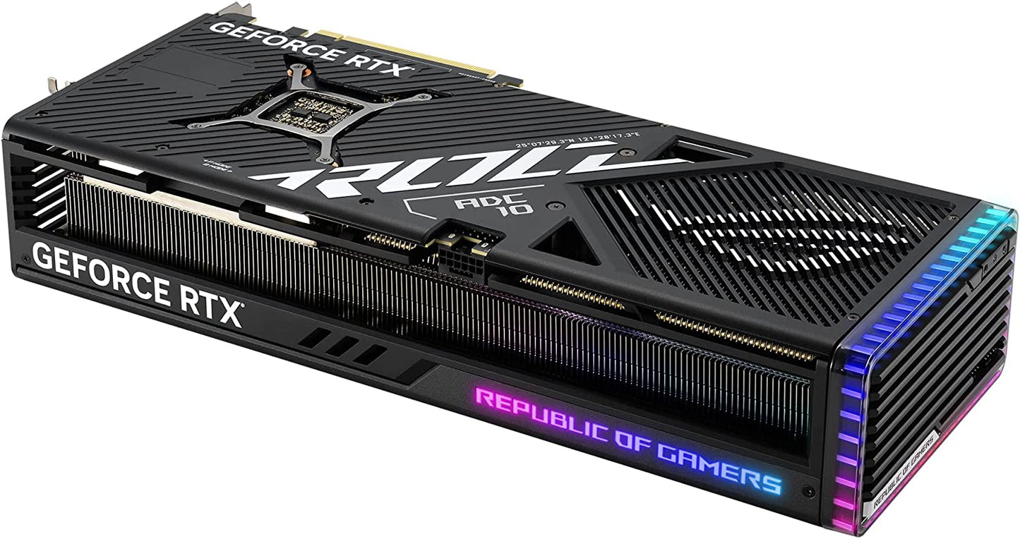ASUS ROG Strix GeForce RTX® 4080 OC Edition Gaming Graphics Card (PCIe 4.0, 16GB GDDR6X, HDMI 2.1a, DisplayPort 1.4a)