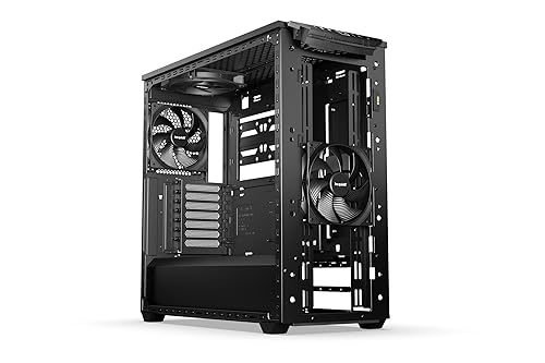 be quiet! Shadow Base 800 DX - ARGB - Mid-Tower PC Gaming Case - 420mm radiators or E-ATX motherboards Support - Black - BGW61
