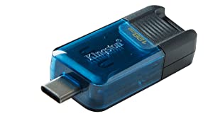 Kingston DataTraveler 80 M 256GB USB-C Flash Drive | USB 3.2 Gen 1 | Up to 200MB/s | DT80M/256GB