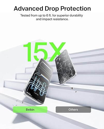 Belkin ScreenForce TemperedGlass Screen Protector for iPhone 17 Pro