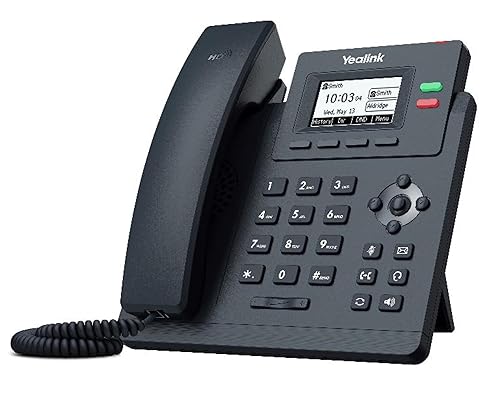 Yealink T31G IP Phone - Corded - Corded - Wall Mountable - Classic Gray - 2 x Total Line - VoIP LCD - 2 x Network (RJ-45) - PoE Ports