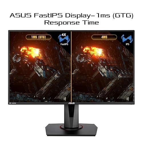 Asus TUF Gaming VG279QM 27in 280Hz Fast IPS Gaming Monitor w/G-SYNC?, ELMB-SYNC, DisplayHDR400, Shadow Boost,BLACK