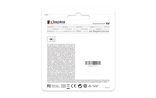Kingston High Endurance 32GB MicroSD SDHC Flash Memory Card High Performance, 1080P, Full HD, Up to 95MB/S Read, (SDCE/32GB), White
