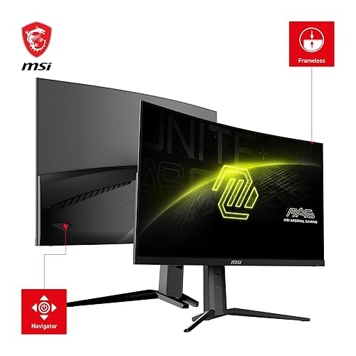 MSI MAG321CUP 32-inch 3840 x 2160 (UHD), VA, 4K Gaming Monitor 160Hz, Adaptive Sync, 1ms, HDMI, Display-Port, VESA Mountable, Tilt