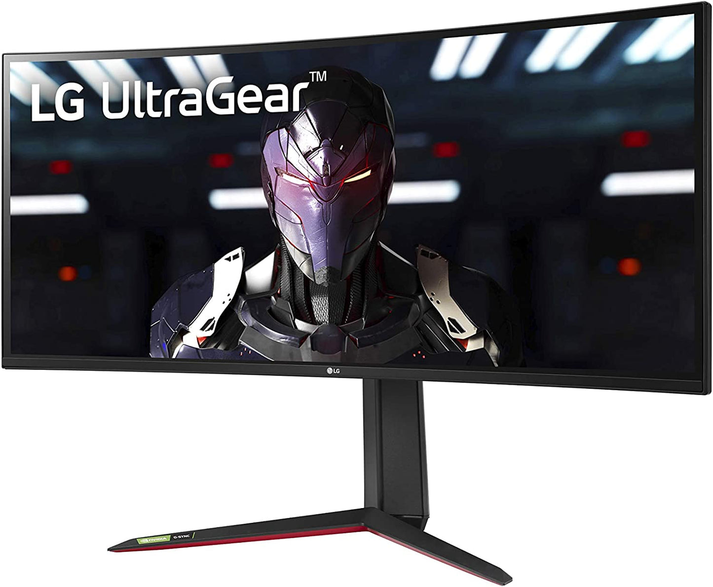 LG Ultragear 34GN850-B 34 Inch 21:9 Curved 144Hz 1ms Adaptive-Sync G-Sync Compatible Nano IPS Gaming Monitor, Black