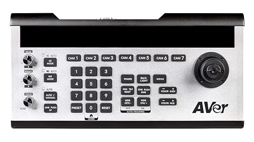 AVer Professional PTZ Camera Controller - 255 Controllable Cameras - Pan, Tilt, Zoom Control OLED USB Port - Serial Port - Network (RJ-45) Port