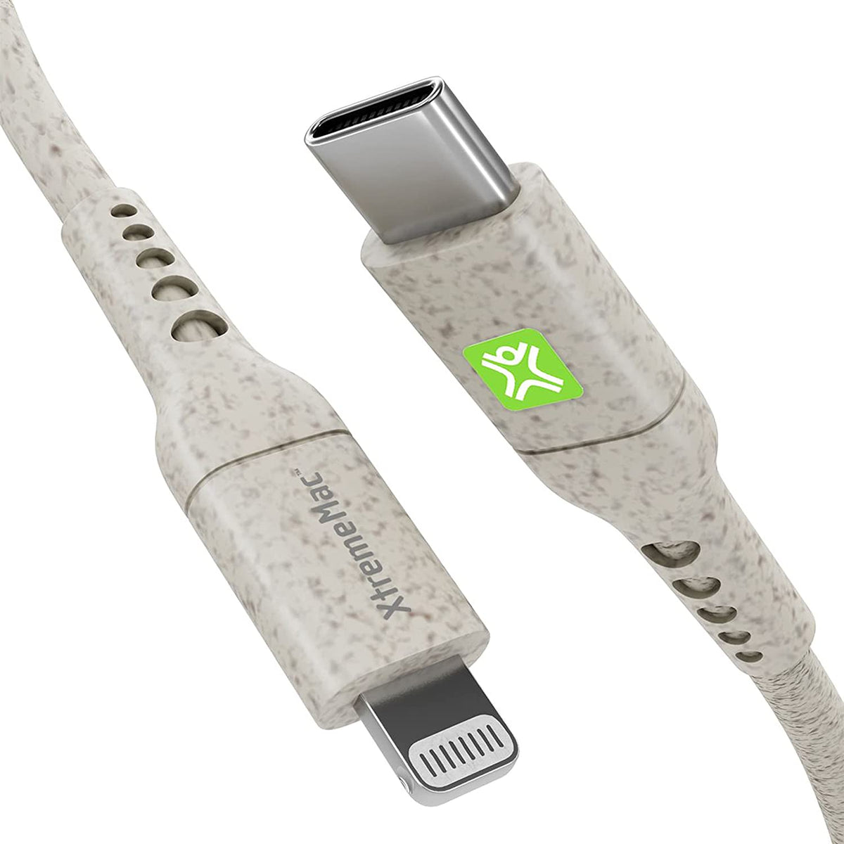 XtremeMac Eco Lightning to USB Type-C® Cable – 39 in. White