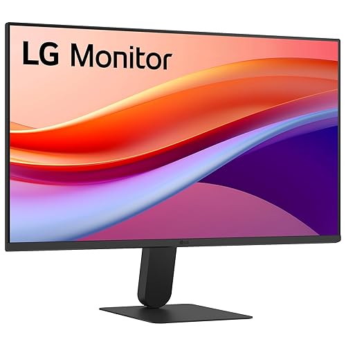 LG 24U411A-B 23.8" FHD (1920x1080) IPS Display Computer Monitor, 120Hz Refresh Rate, sRGB 99% (Typ.), USB-C, Reader Mode & Flicker Safe, Dynamic Action Sync, Black Stabilizer, Slim Stand Base, Black 24" 120Hz FHD 1920 x 1080
