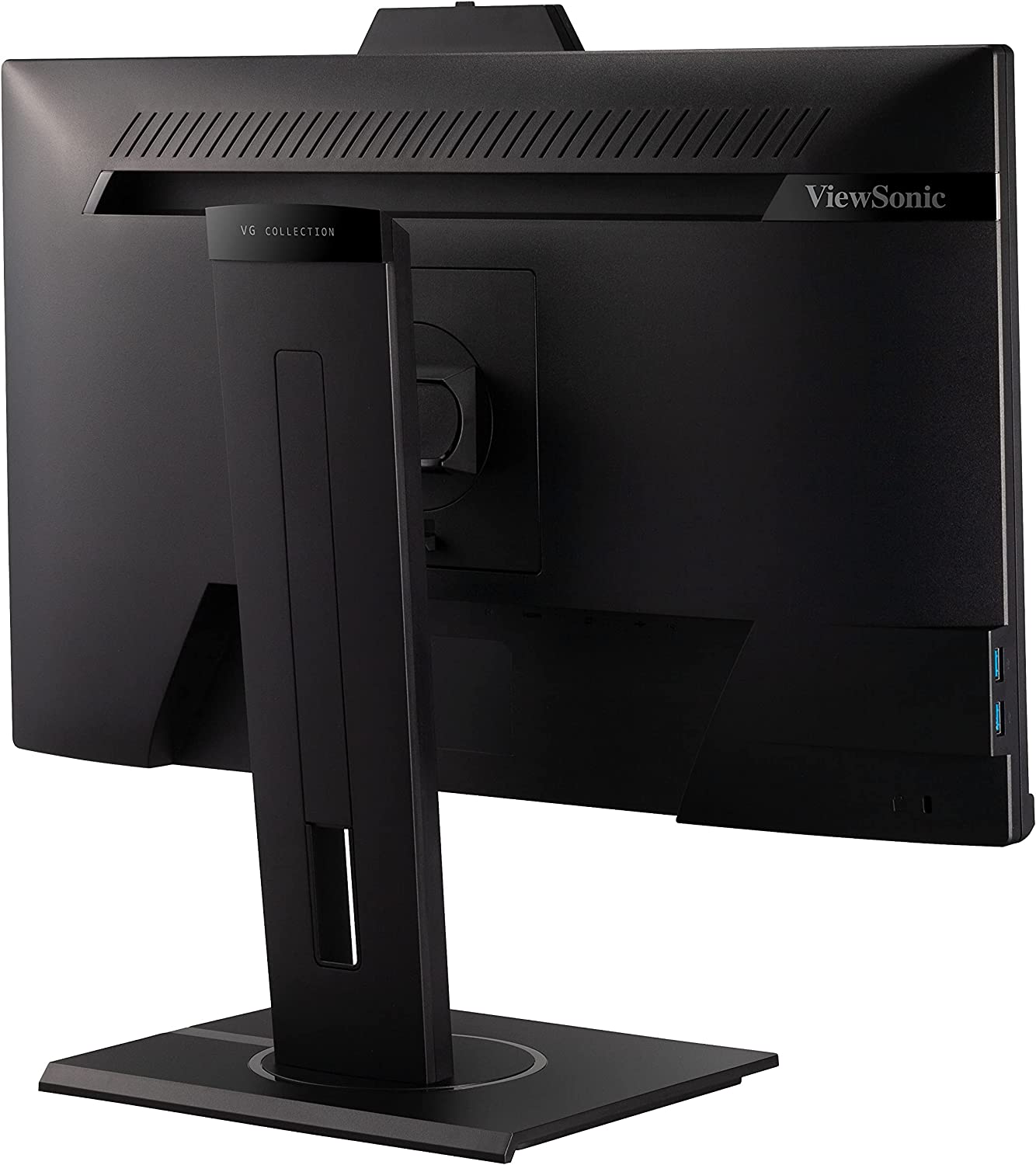 ViewSonic VG2440V 24 Inch 1080p IPS Video Conferencing-Monitor with Integrated 2MP-Camera, Microphone, Speakers, Eye Care, Ergonomic Design, HDMI DisplayPort VGA Inputs for Home and Office 24-Inch WebCam