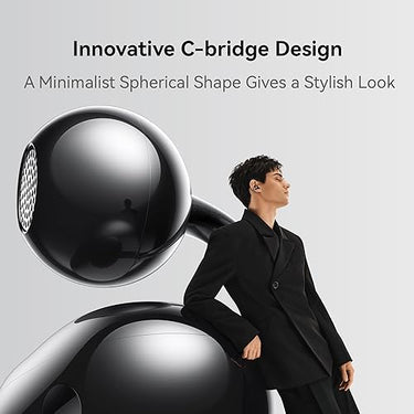 HUAWEI FreeClip, Groundbreaking Aesthetic Design, Feather-Light Wearing, Open-Ear Listening, AI Crystal-Clear Call, Long Battery Life, Dual-Device Connections, Black, Buy one get one Free Band8 FreeClip Black + Huawei Band 8