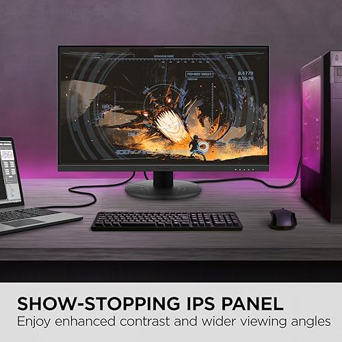 ViewSonic VX2716A 27 Inch 1080p 1ms 120Hz IPS Gaming Monitor with Eye Care, USB C, HDMI 1.4, and DisplayPort Inputs