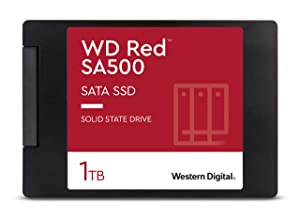 Western Digital 1TB WD Red SA500 NAS 3D NAND Internal SSD - SATA III 6 Gb/s, 2.5"/7mm, Up to 560 MB/s & 500GB WD Red SA500 NAS 3D NAND Internal SSD - SATA III 6 Gb/s, 2.5"/7mm, Up to 560 MB/s 1TB SSD + 500GB WD Red SA500 SSD