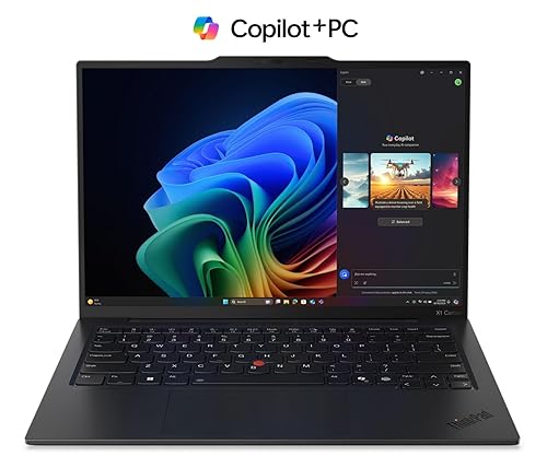 Lenovo Gen 13 ThinkPad X1 Carbon Laptop with Intel Core Ultra 7 258V Processor, 14" 2.8K 2880x1800 OLED Non-Touch 500 nits 120Hz Display, Wi-Fi 7, 32GB RAM, 1TB SSD, FHD RGB/IR Cam, and Win 11 Pro