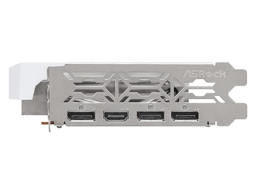 ASRock AMD Radeon RX 7600 Steel Legend 8GB OC GDDR6 128-bit 0dB Silent Cooling Graphics Card DisplayPort 7680 x 4320 HDMI 18 Gbps 3 Fans PCI Express 4