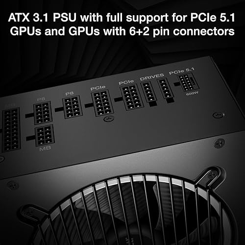 be quiet! Pure Power 13 M 850W Power Supply, 80 Plus® Gold Certification, ATX 3.1 PSU, Support for PCIe 5.1 GPUs, semi-Passive 120mm be quiet! Fan, LLC Technology, Single Rail, for Overclocked GPUs 2025 850W Modular