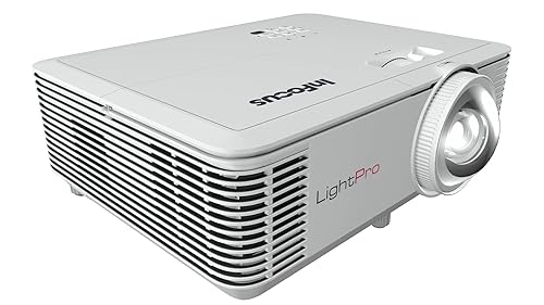 InFocus Vista II IN0044ST DLP XGA Short-Throw Beamer mit Zwei HDMI-Eingängen für Klassenzimmer & Büros