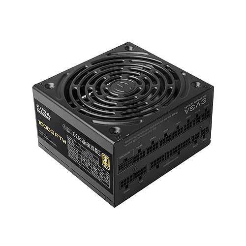 EVGA Supernova 1000G FTW, 80 Plus Gold 1000W, Fully Modular, 3 Year Warranty, Includes Power ON Self Tester, Compact 150mm Size, Power Supply 535-5G-1000-K1